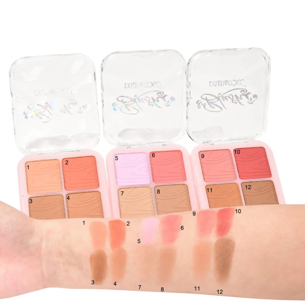 Kevin & Coco | Blush & Contour Mermaid 12 pcs