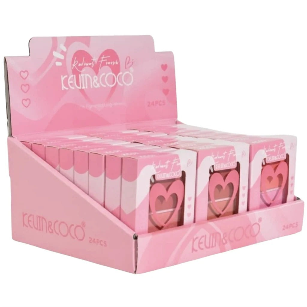 Kevin & Coco | Duo Heart Blush 24 pcs