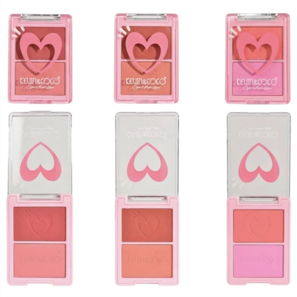 Kevin & Coco | Duo Heart Blush 24 pcs