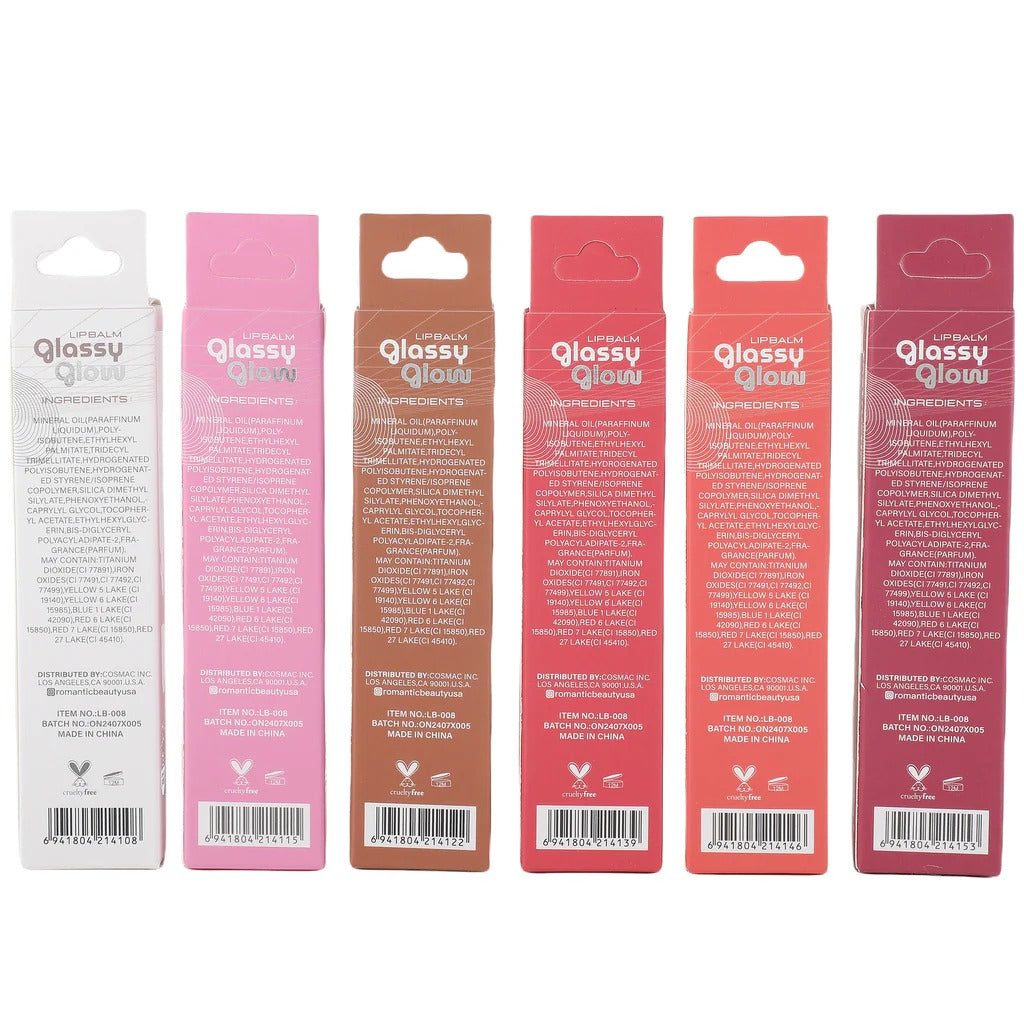 Romantic Beauty | Glassy Glow Lip Butter Balm 24 pcs