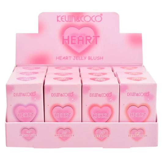 Kevin & Coco | Heart Jelly Blush 12 pcs