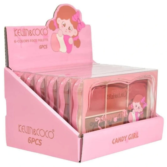 Kevin & Coco | Candy Girl Palette 6 pcs