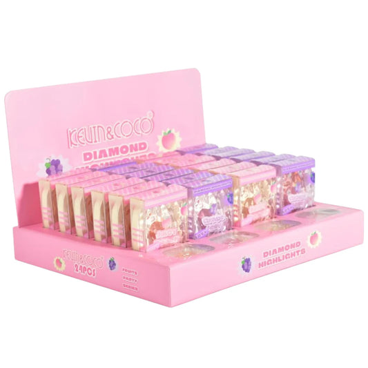 Kevin & Coco | Diamond Fruit Fiesta Highlighter 24 pcs